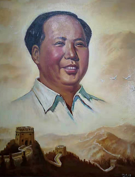 阮庆祥作品1 《心中的太阳》2015年作 规格：92cmx72cm
